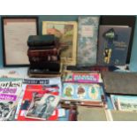 Mixed lot including White Star Line letter, magazines, comics, volumes etc All in used condition,