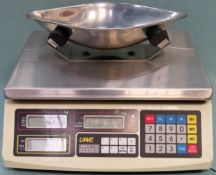 Set of vintage electronic scales