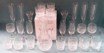 Boxed and unboxed glassware including Marquis by Waterford, Stuart, Dartington etc All in used