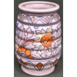 Charlotte Rhead for Crown Ducal Ankara pattern tube lined ceramic vase