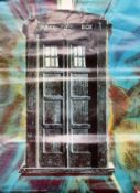 1970's BBC Doctor Who advertisement poster. App. 83 x 59 cm used with pinholes and very minor tears