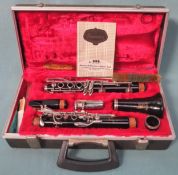 Cased Boosey and Hawkes sectional Clarinet Used condition, not tested for working
