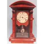 Early 20th century Laurence Redmond mahogany cased American mantle clock. App. 54cm H