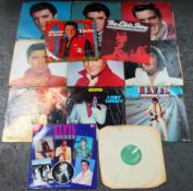 Small parcel of various Elvis Presley vinyls All in used condition, unchecked