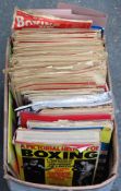 Quantity of various Boxing News newspapers etc, various dates and years All in used condition,