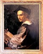 ARTHUR PAN, 1894-1980-1983, COPY OF SELF PORTRAIT BY ANDREA DEL SANTO, 1456-1535, APPROX 73 x 57