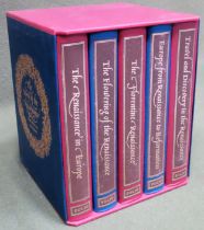 FOLIO VOLUME SET OF FIVE - THE STORY OF THE RENAISSANCE REASONABLE USED CONDITION