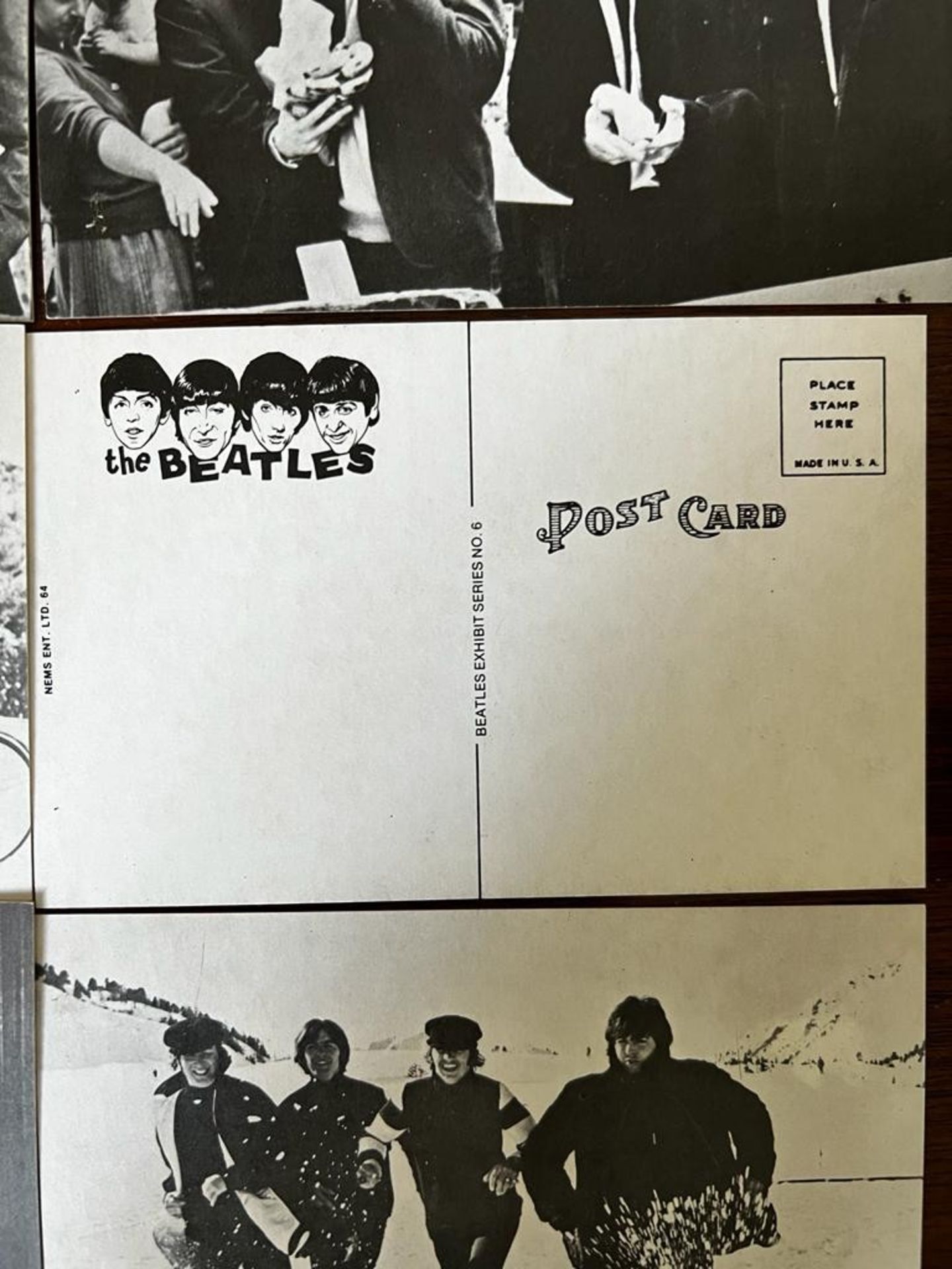 EIGHT 1964 BEATLES POSTCARDS - Image 3 of 5