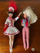 TWO EARLY COCA COLA BARBIE DOLLS