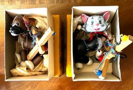 TWO SMALL PELHAM PUPPETS IN ORIGINAL BOXES