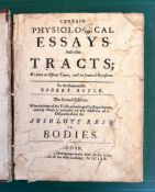 CERTAIN PHYSIOLOGICAL ESSAYS AND OTHER TRACTS BY THE HONOURABLE ROBERT BOYLE, 1659, FULL LEATHER