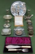 Quantity of vrious silver plated ware, flatware, etc all used condition