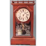 Seth Thomas mahogany cased American mantle clock Used condition, not tested for working