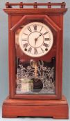 Seth Thomas mahogany cased American mantle clock Used condition, not tested for working