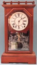 Seth Thomas mahogany cased American mantle clock Used condition, not tested for working