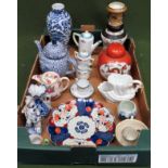 Oriental and other sundry ceramic objects all used and unchecked