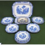 Quantity of Adams 'Landscape' dinnerware. Approx. 20 pieces used and unchecked