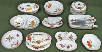 Royal Worcester Evesham dinnerware, Approx. 20 pieces used and unchecked