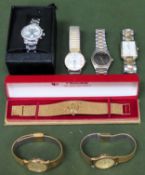 Collection of various wristwatches all used and unchecked