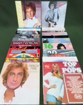 Quantity of vinyl records Inc. Barry Manelow, The Seekers, The BeeGees, etc all used and unchecked