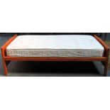 20th century pine single bed frame with mattress reasonable used condition with minor scuffs