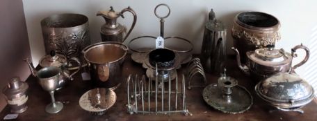 Quantity of various silver plated ware all used and unchecked