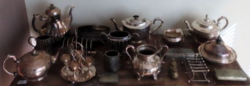 Quantity of various silver plated ware all used and unchecked