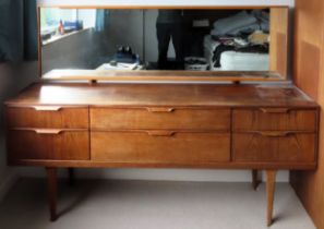 Austinsuite mid 20th century teak dressing table. Approx. 118 x 170 x 42cms reasonable used