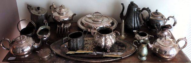 Quantity of various silver plated ware all used and unchecked