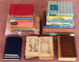 Mixed lot of various vintage mostly hardback volumes reasonable used condition unchecked