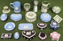 Various Wedgwood Jasperware. Approx. 20 pieces All in used condition, unchecked