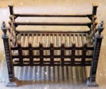 Victorian cast grate. Approx. 46cm H x 51cm W x 34cm D Used condition, scuffs and scratches