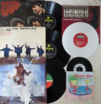 Parcel of vinyls records Inc. The Beatles, Status Quo, ACDC, Thunder, etc