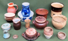 Quantity of various vintage Studio Pottery, stoneware, etc all used and unchecked