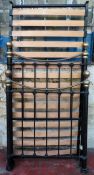 20th century single bed frame. Headboard Approx. 173 x 97cms used condition