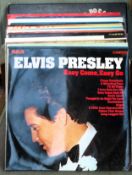 Various vinyl records Inc. Elvis Presley etc all used and unchecked