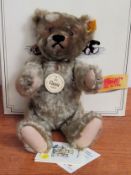 Boxed Steiff "1920's classic Teddy bear 25" Reasonable used condition, box tarnished