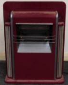 Art Deco electric heater. Approx. 71 x 53cms used not tested
