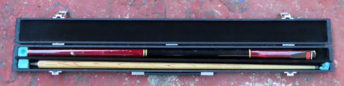 Cased BCE Pool cue used condition