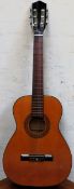 Geisha acoustic guitar. Approx. 92cms L used with wear