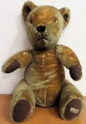 Large vintage Merrythought jointed Teddy bear. Approx. 68cm H Used condition, wear due to age