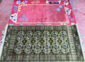 Small Salome floor rug, plus another both used