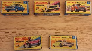 COLLECTION OF VARIOUS BOXED MATCHBOX SUPERFAST DIECAST VEHICLES