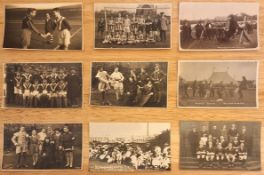PARCEL OF VARIOUS SPORTS AND RECREATIONAL RELATED POSTCARDS