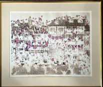 HARRY BILSON, LITHOGRAPH, CONGRATULATIONS, XXIX/XXV, 29/35, SIGNED LOWER RIGHT, 1981