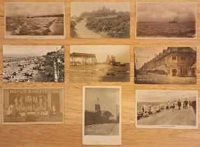 QUANTITY OF MOSTLY LOCAL AND SEASIDE RELATED POSTCARDS