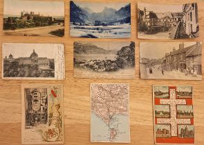 PARCEL OF VARIOUS BRITISH AND OTHER POSTCARDS ETC