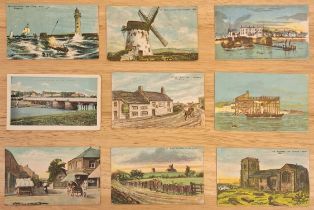 VARIOUS LOCAL RELATED POSTCARDS