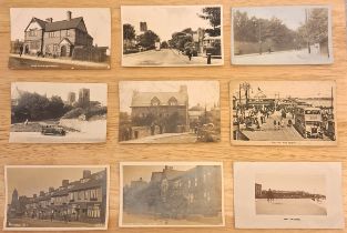 PARCEL OF VARIOUS LOCAL RELATED POSTCARDS INCLUDING LISCARD, NEW BRIGHTON, WALLASEY, SEACOMBE