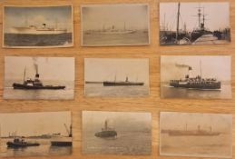 PARCEL OF VARIOUS NAUTICAL RELATED POSTCARDS ETC